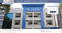 Desktop Screenshot of hotelambassadorindia.com