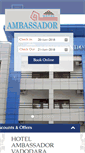 Mobile Screenshot of hotelambassadorindia.com